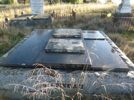 Photo of headstones/William McLennan & Flora, Robert Kennnedy etc